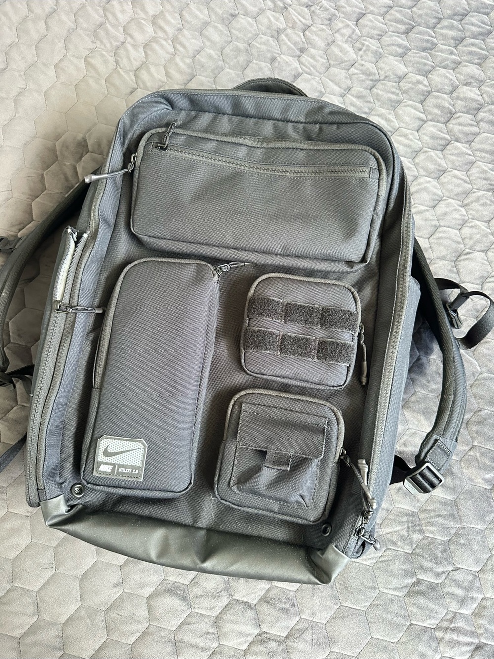 Nike Utility Elite Black Tactical Backpack for Men - Picture 2 of 16